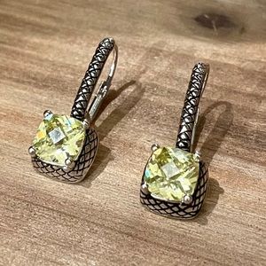 Premier Designs Citrine earrings new without tags